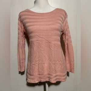 White House Black Market Blush Pink Sweater size S